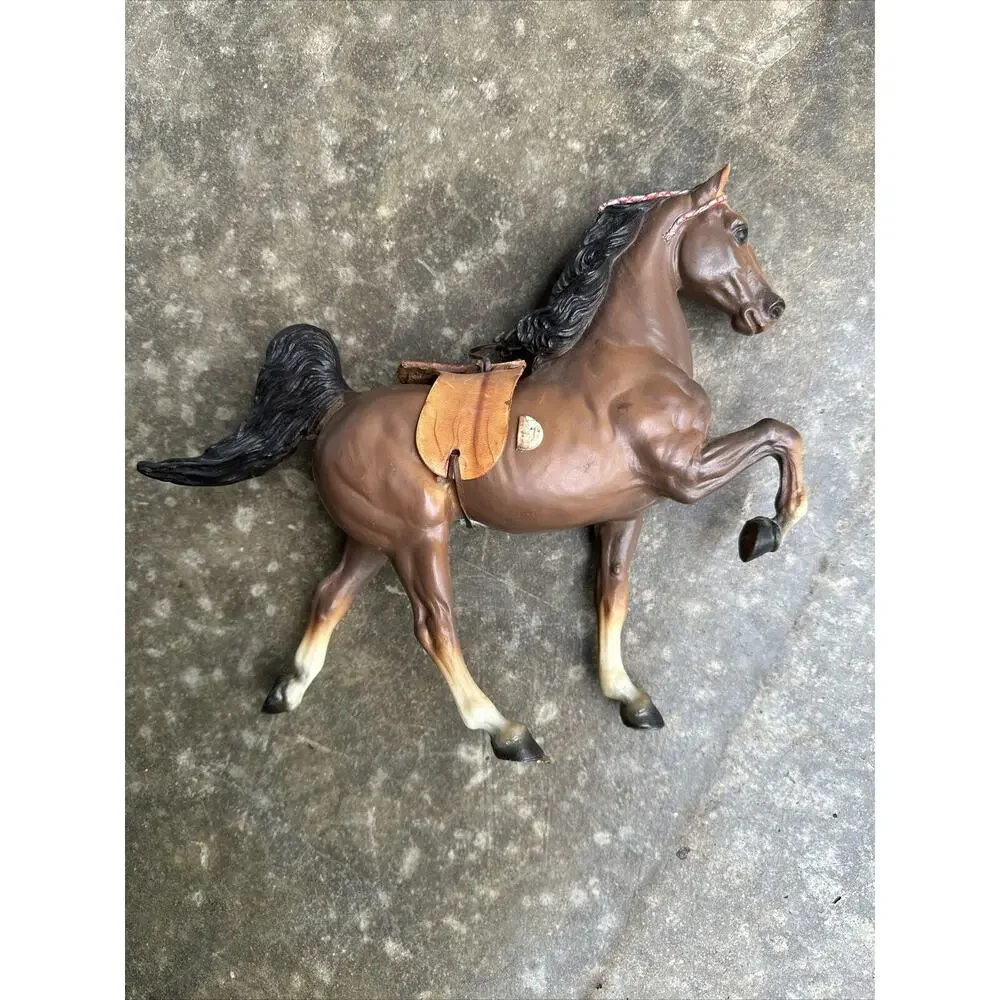 Vintage Breyer Horse Commander 5 Five Gaiter #52 Stallion Red Tassel Ribbon READ